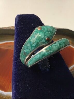 Sterling Taxco Snake Ring